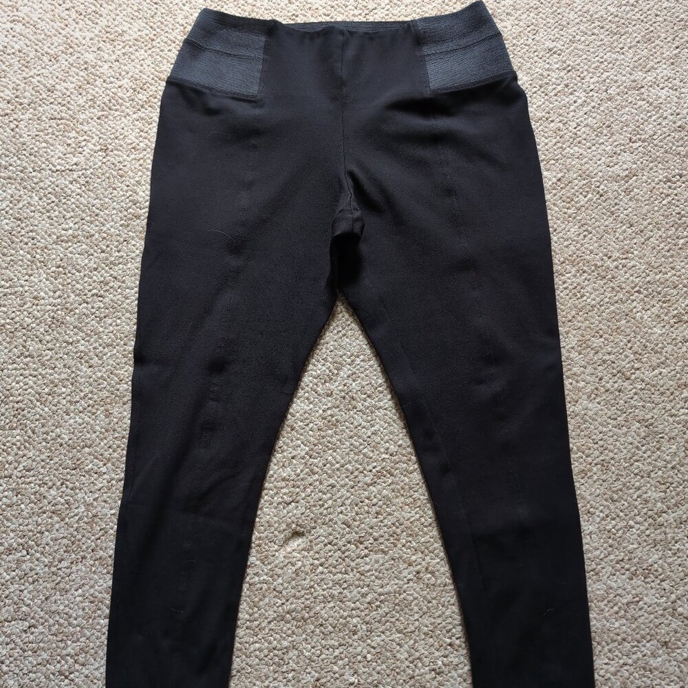 IVANKA TRUMP Women's Size Petite L Pull On Tummy Control Leggings Black